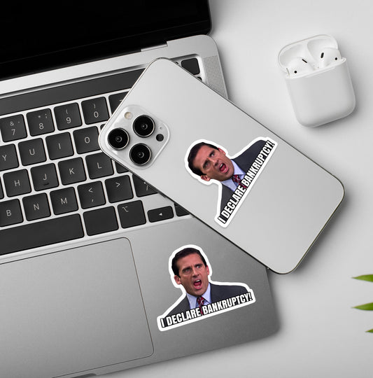 Bankruptcy - The Office - Laptop/Mobile Sticker