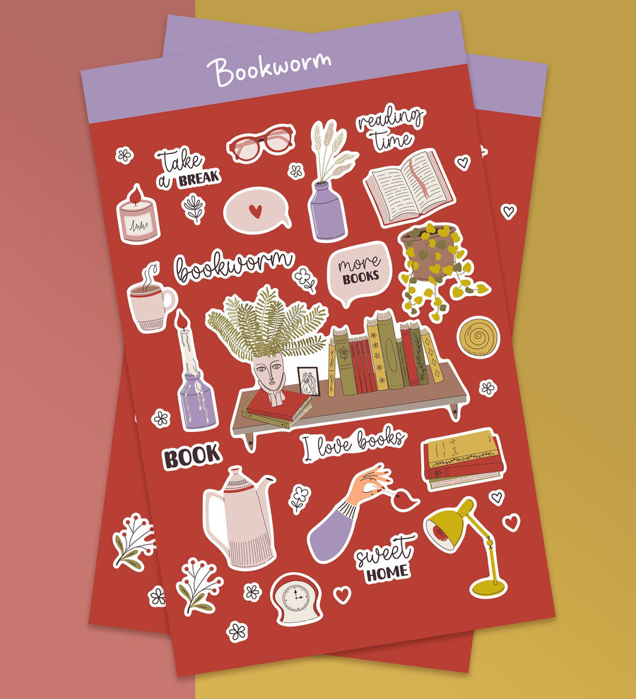 Bookworm | Sticker Sheet