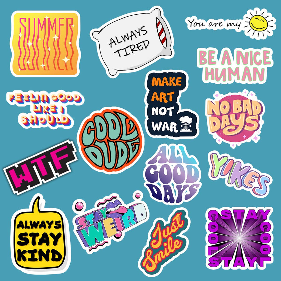 Cool Dude Sticker Pack Of 15