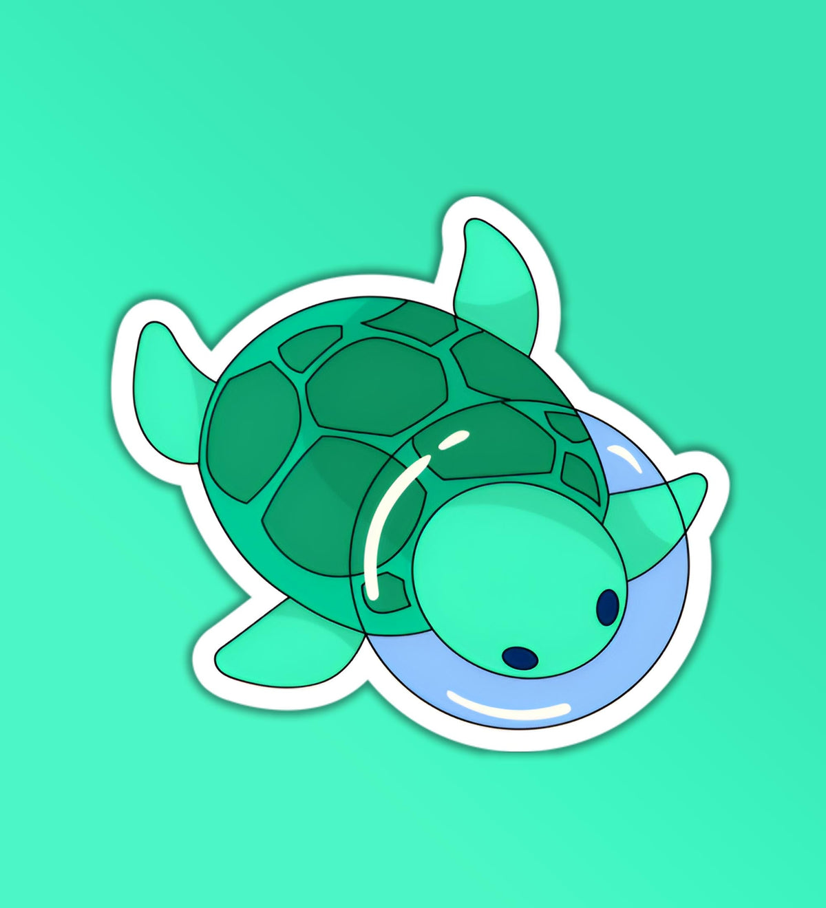 Cute Turtle In Space