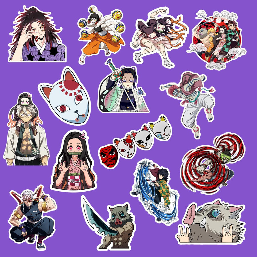Demon Slayer Sticker Pack Of 15