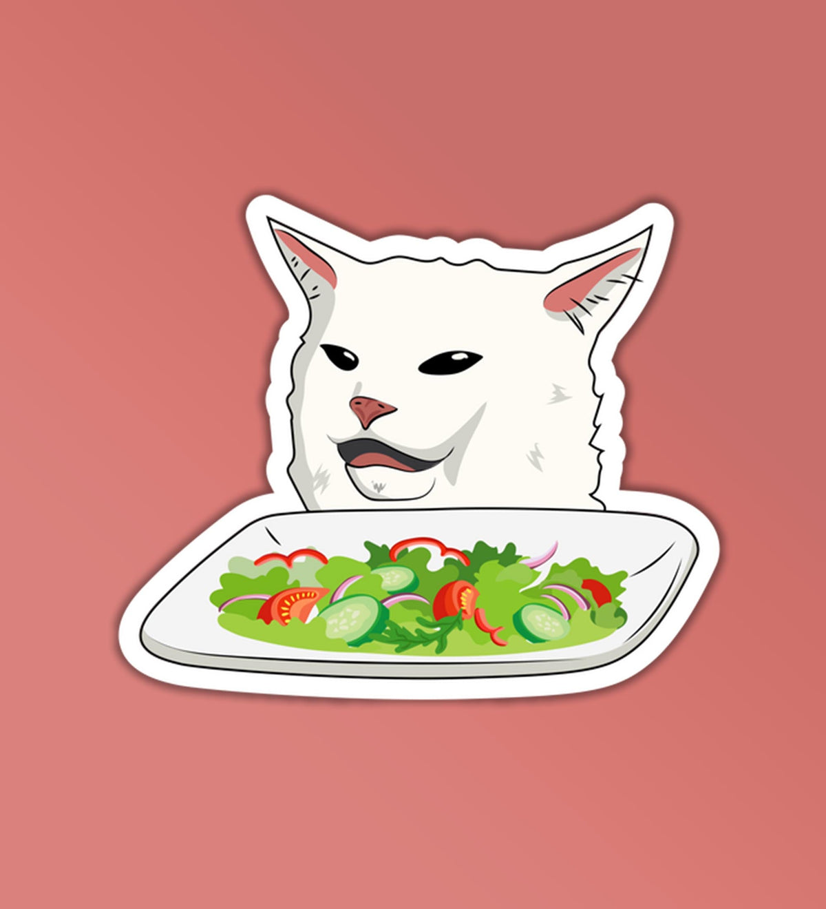 Ew Veggies Meme - Vinyl Laptop / Mobile Stickers
