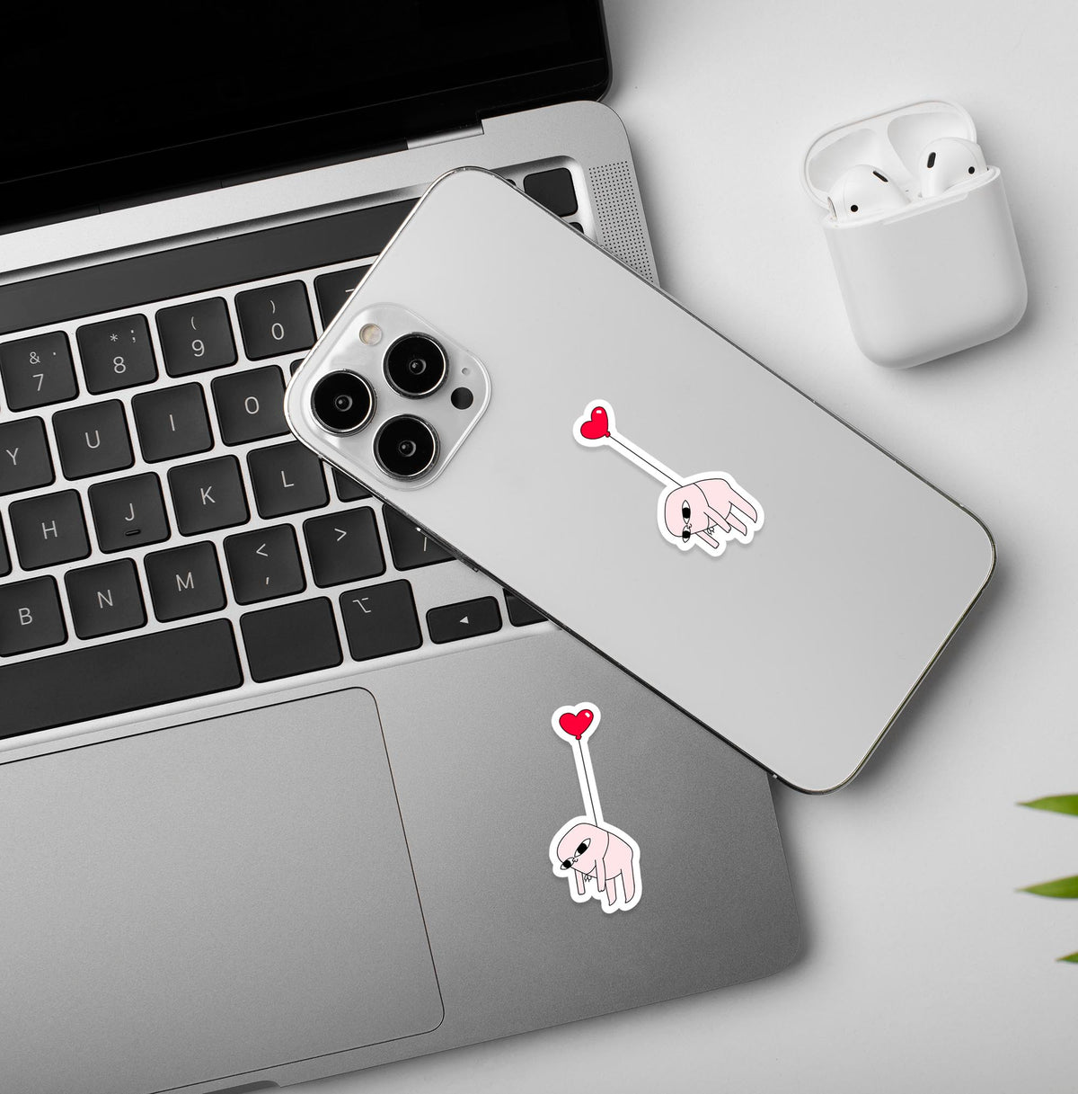 Love Is In The Air Meme - Vinyl Laptop / Mobile Stickers