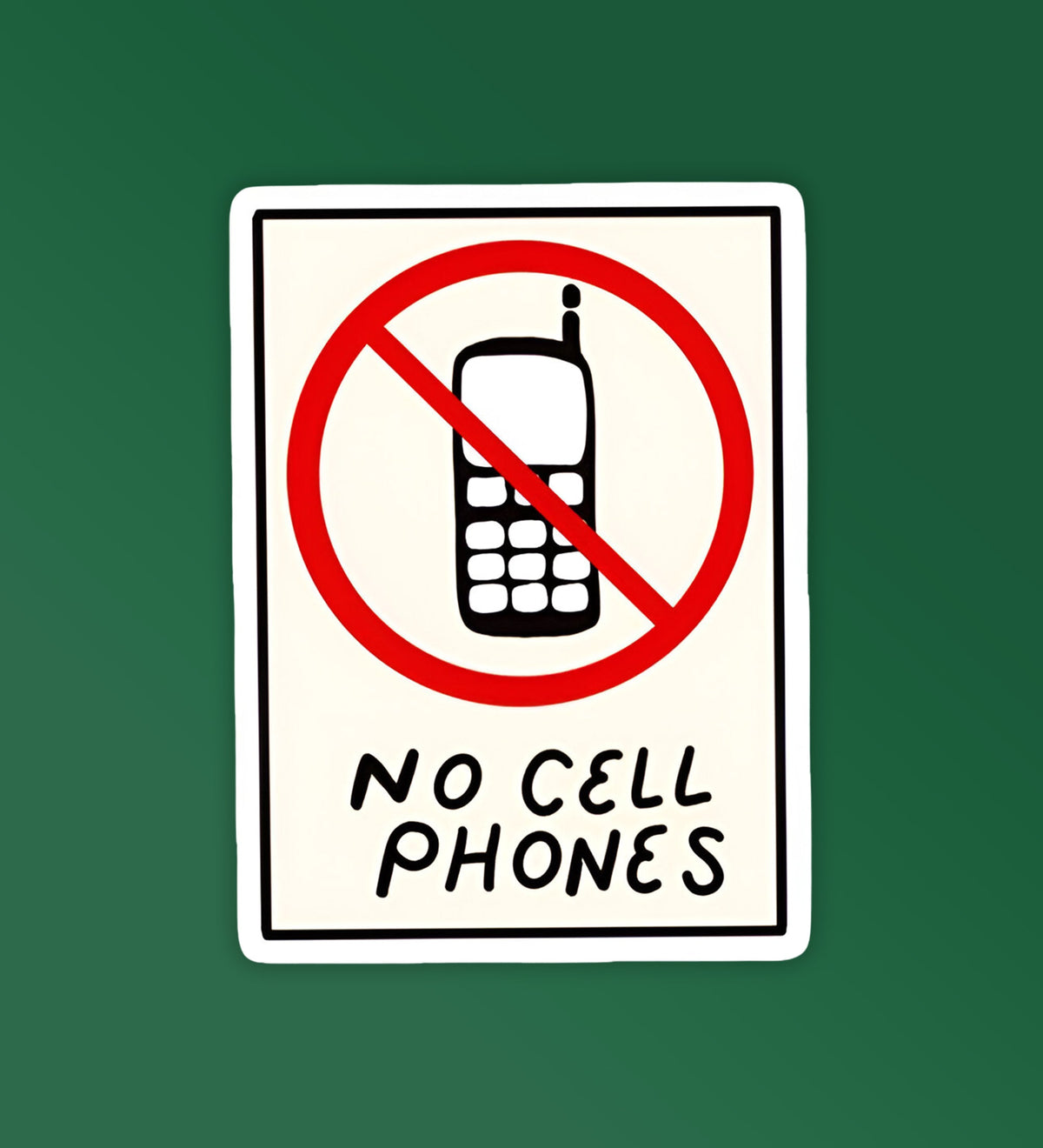 No Cell Phone (Luke's) - Gilmore Girls Sticker