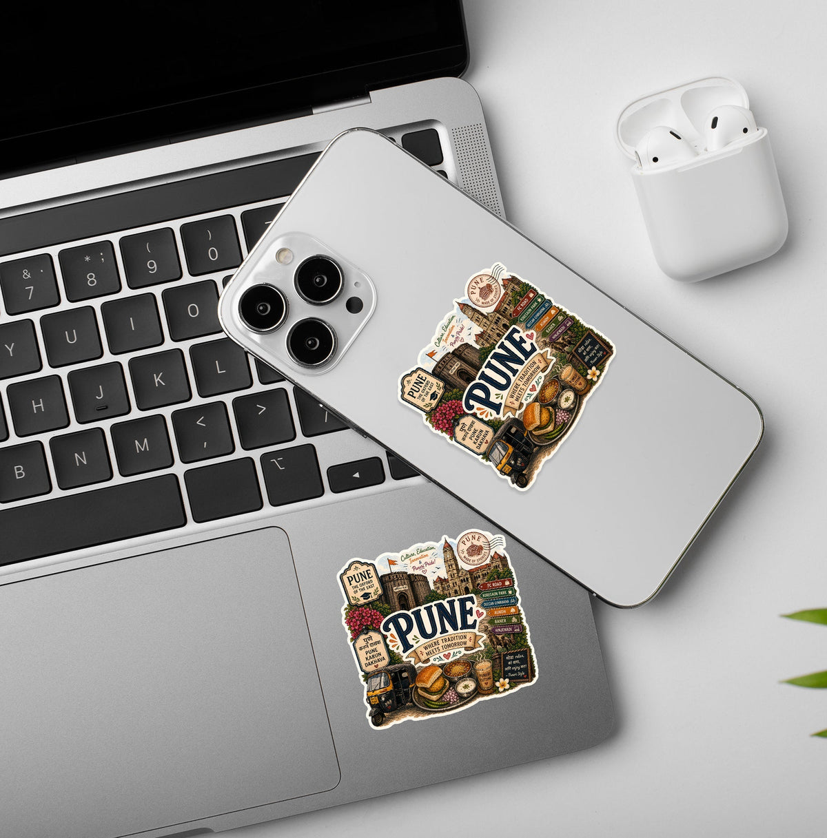 Pune - Indian City Laptop / Phone Stickers
