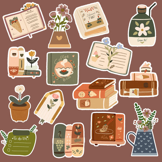Cook Book Journaling Sticker Pack Of 15