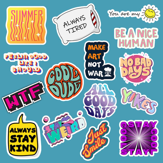 Cool Dude Sticker Pack Of 15