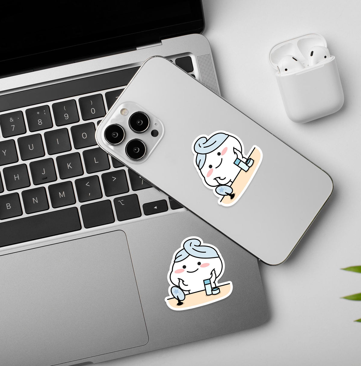 Kawaii Skin Care Meme  - Vinyl Laptop / Mobile Stickers