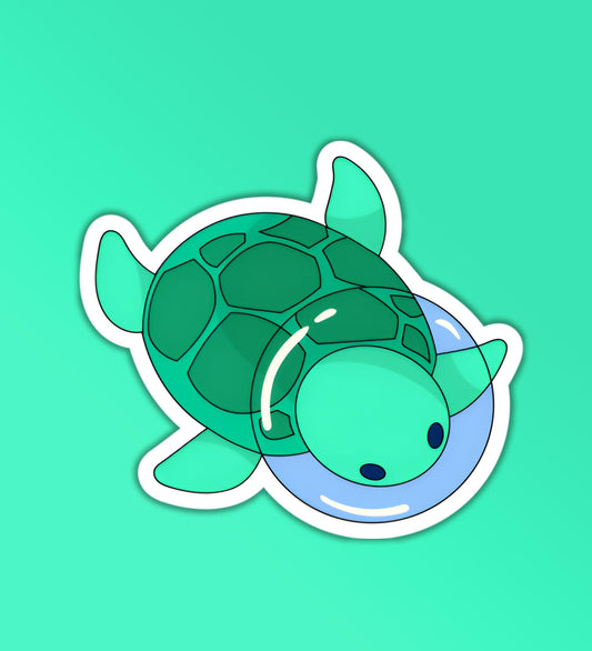 Cute Turtle In Space