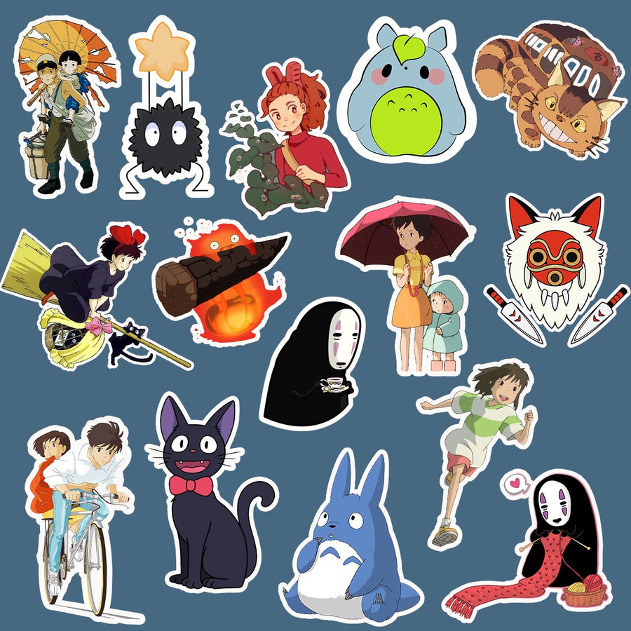 Ghibli Anime Sticker Pack Of 15 - Totoro