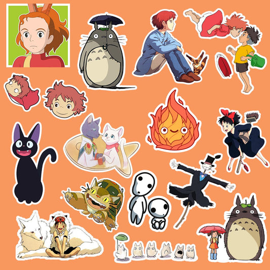 Ghibli Anime Sticker Pack Of 15 - Ponyo