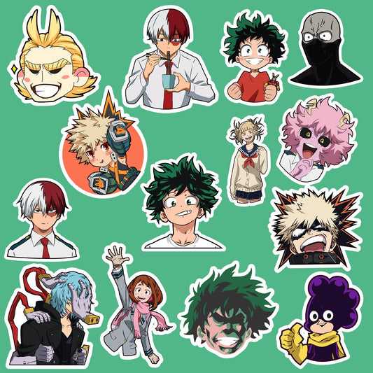 My Hero Academia Anime Sticker Pack Of 15 - Set 1