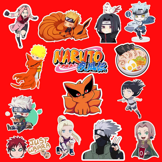 Naruto Anime Sticker Pack Of 15
