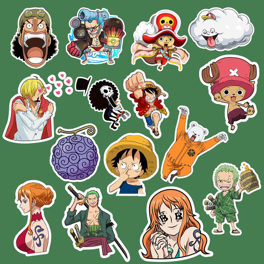 One Piece Anime Sticker Pack Of 15
