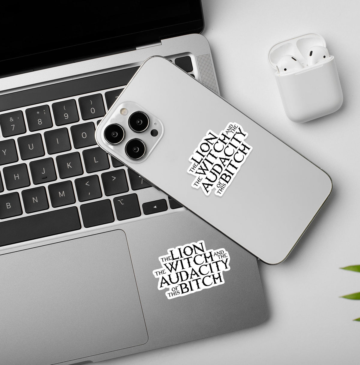 The Lion The Witch - Laptop/Mobile Sticker