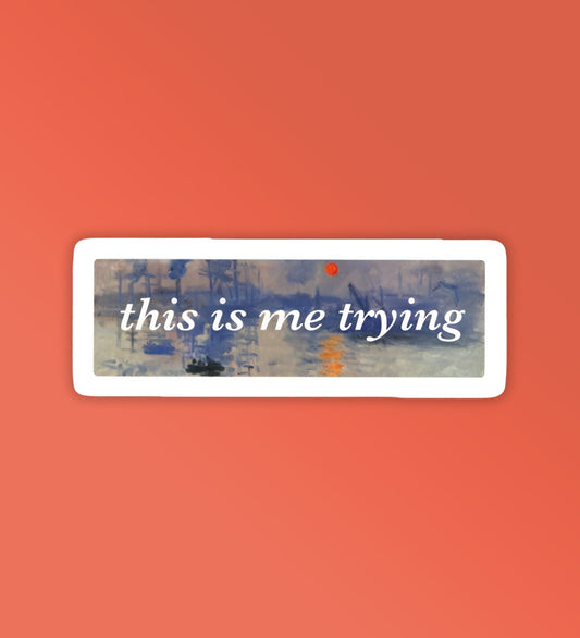 This Is Me Trying - Taylor Swift Stickers