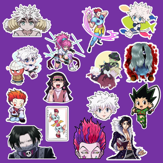 hunterXhunter Anime Sticker Pack Of 15